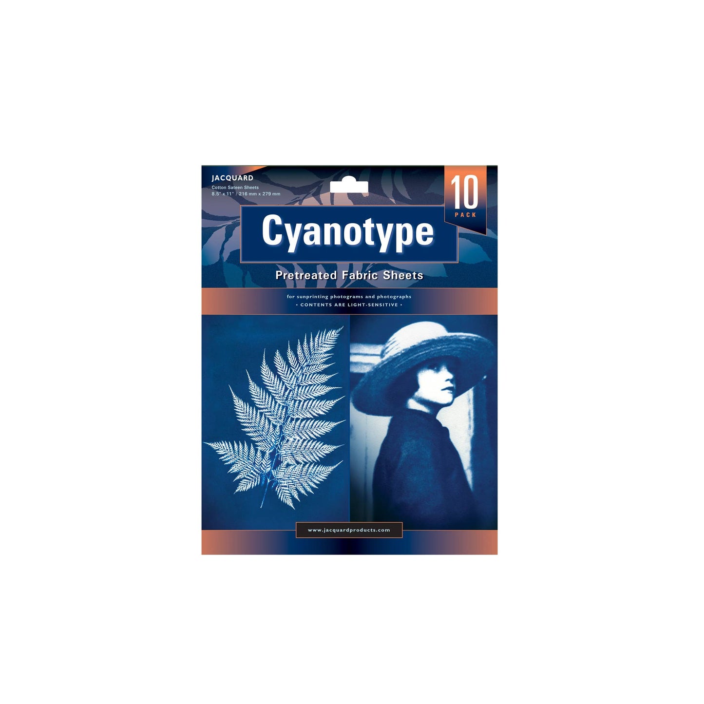 Jacquard Products - Cyanotype Fabric Sheets -  10-Pack