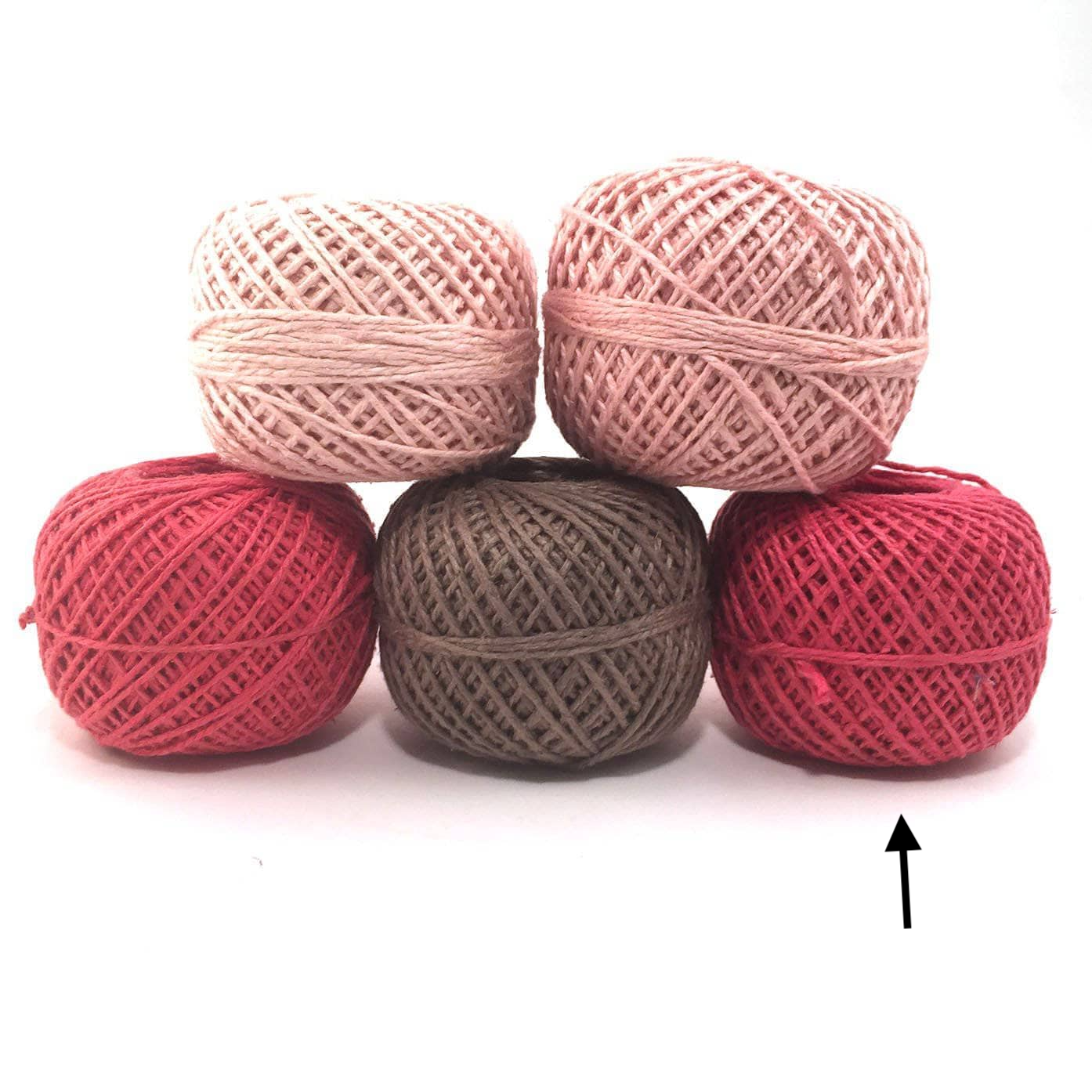 DK Weight Naturally Herbal Dyed Recycled Silk Yarn - Individual