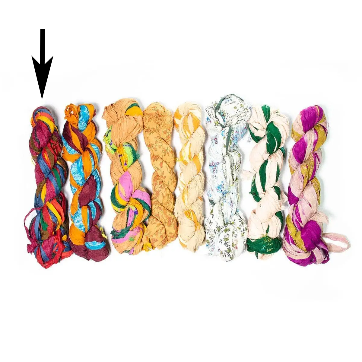 Warm Neutrals 5 styles Darn Good Yarn - Chiffon Ribbon Yarn - Single S –  Brainstorm Art Supply